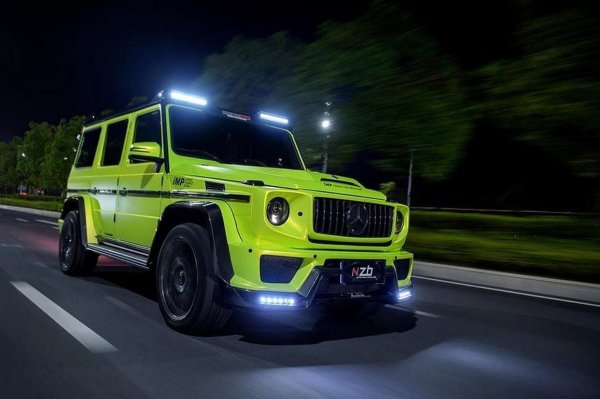 Mercedes Benz Gelandewagen зеленый