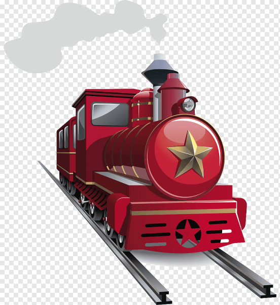 Красный паровоз