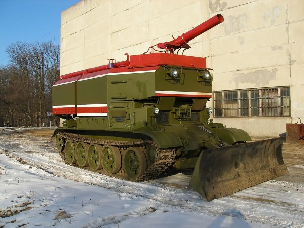 Гусеничная пожарная машина ГПМ-54