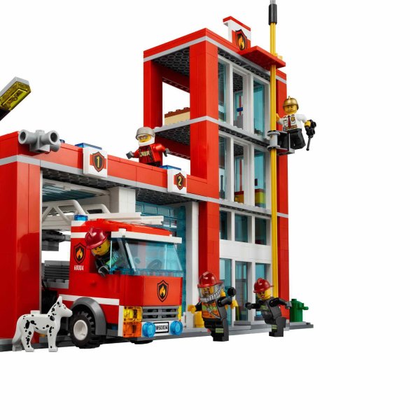 LEGO City 60004 пожарная часть