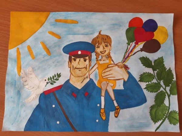 Полицейский рисунок
