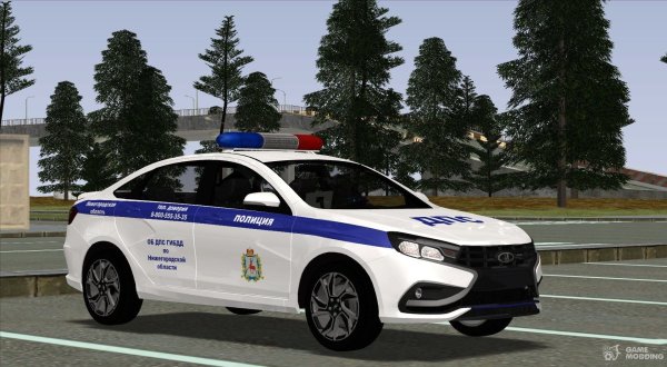 Lada Vesta полиция