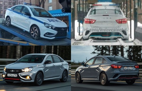 Lada Vesta Sport полиция