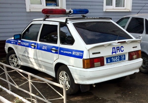 Полицейская ВАЗ 2114