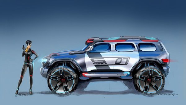 Mercedes Benz Ener g Force Concept