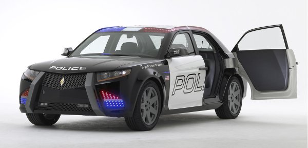 Carbon Motors e7 Police car