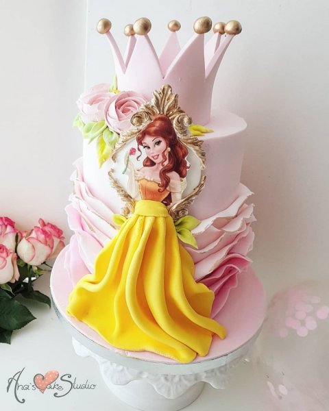 Торт с принцессами Disney