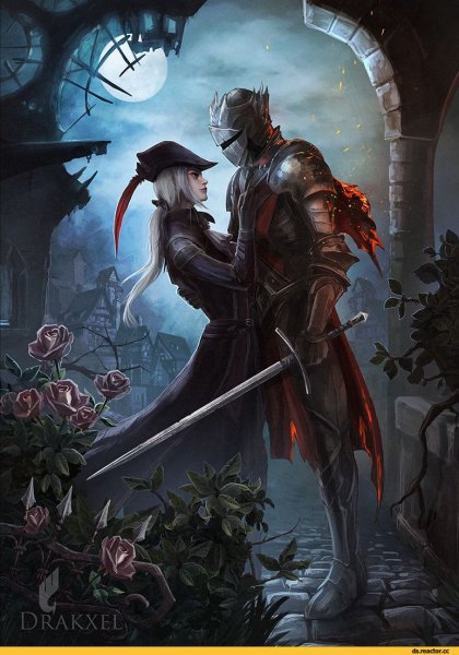 Bloodborne и Dark Souls арт