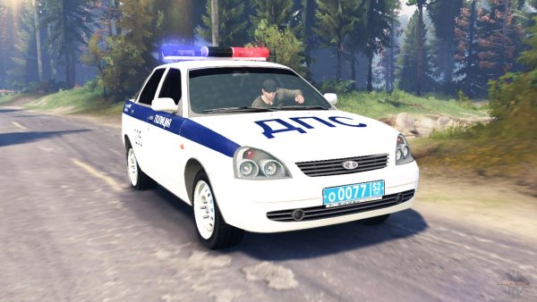 Лада Приора 2 полиция