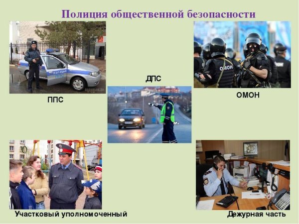 Профессия полиция
