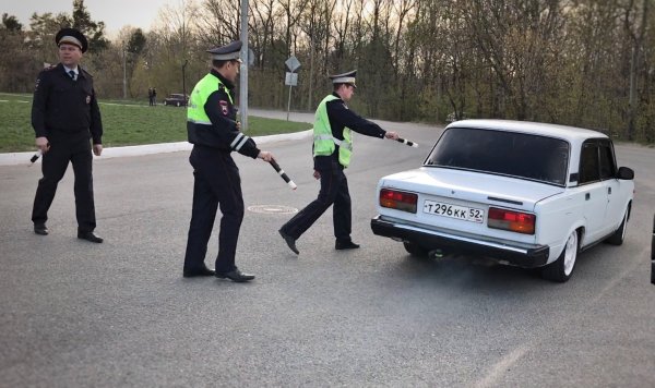 ВАЗ 2107 полиция БПАН