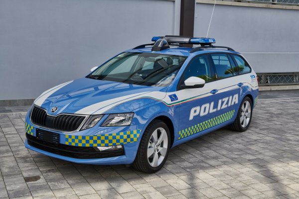 Skoda Octavia полиция