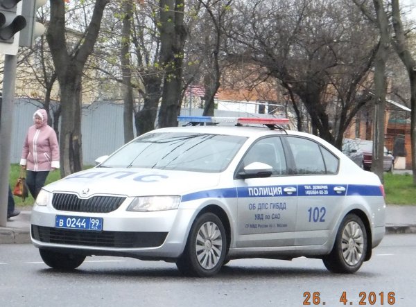 Škoda Octavia полиция