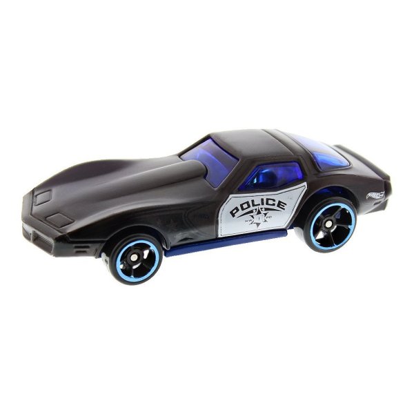 Легковой автомобиль hot Wheels Color Shifters 1982 Corvette Stingray Police (bhr15/cfm44) 1:64 7 см