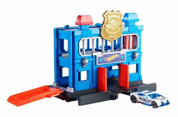 Трек hot Wheels City Downtown Police Station Breakout frh33