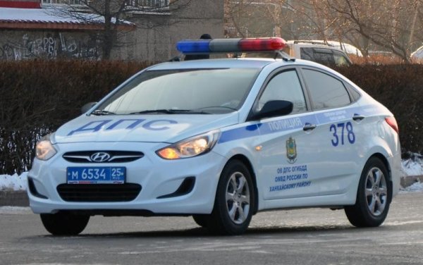 Hyundai Solaris 2014 полиция
