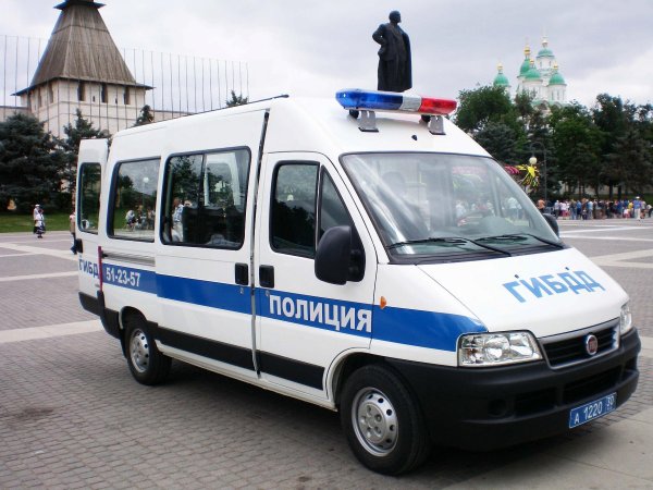Форд Транзит передвижной пункт полиции
