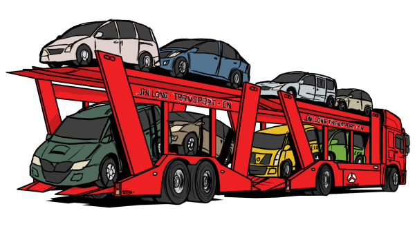 Автовоз die Cast Metal
