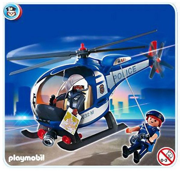 Полицейский вертолет Playmobil