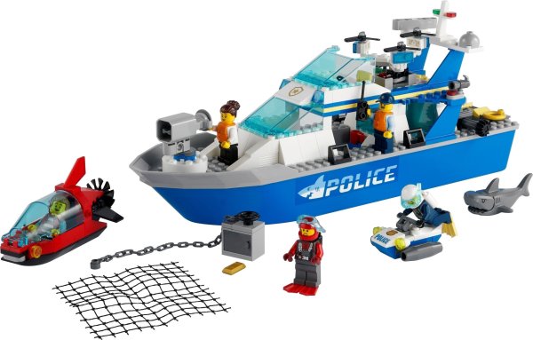 LEGO City полицейский катер 60277