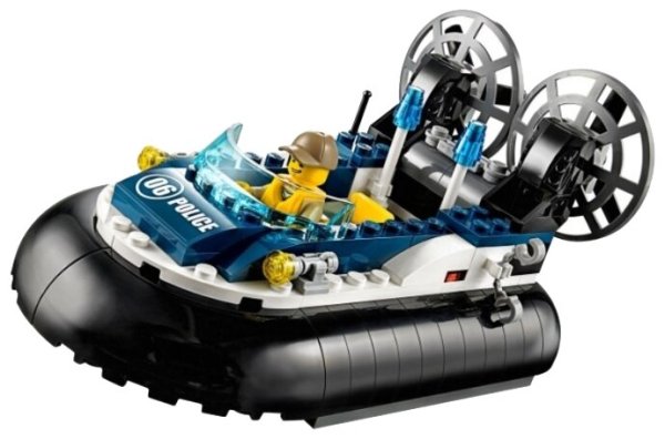 Конструктор LEGO City 60071 полицейский корабль на воздушной подушке