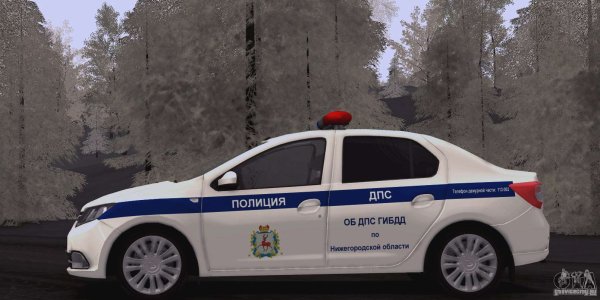 Рено Логан 2 полиция