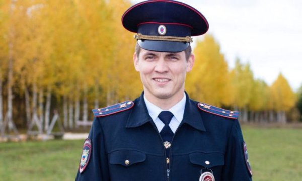 Российский полицейский