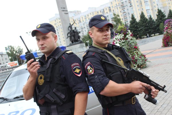 Российский полицейский
