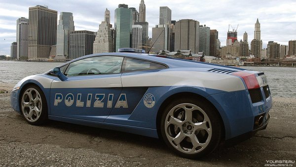 Lamborghini Gallardo Police car