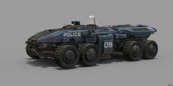 Sci Fi броневик вездеход