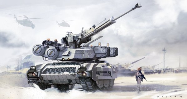 Sci-Fi танк арт