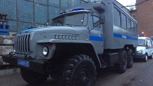 Урал автозак ОМОН