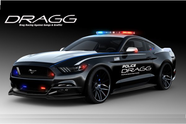 Ford Mustang gt полиция