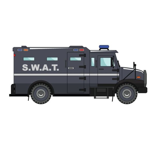 SWAT car вид сбоку