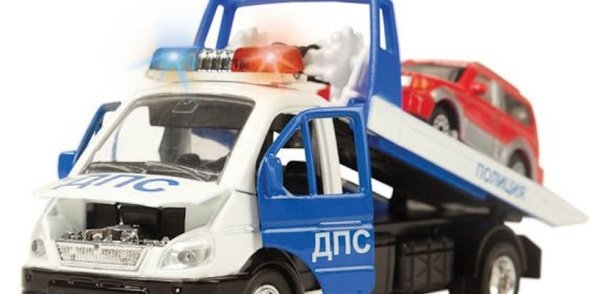 Технопарк машинка инерционная Газель полиция