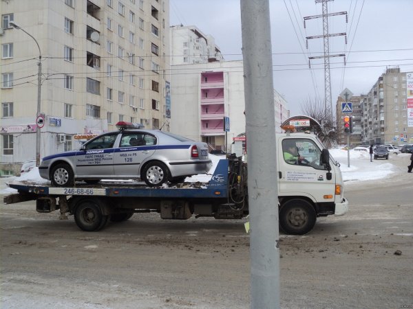 ВАЗ 2170 полиция эвакуатор