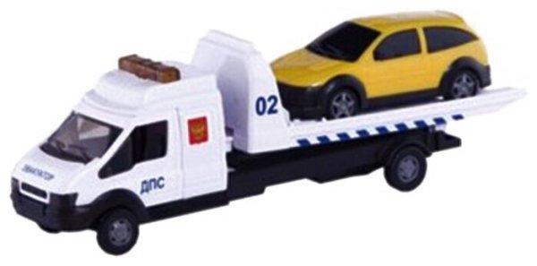 Набор техники Autotime (Autogrand) Recovery Truck полицейский эвакуатор c машинкой (33879) 1:48