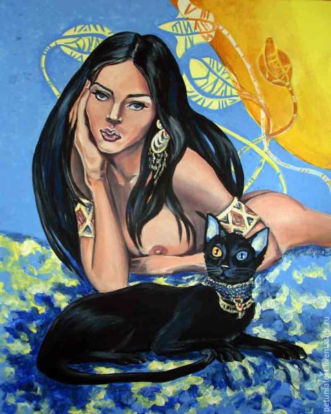 Галла Абдель Фаттах кошки