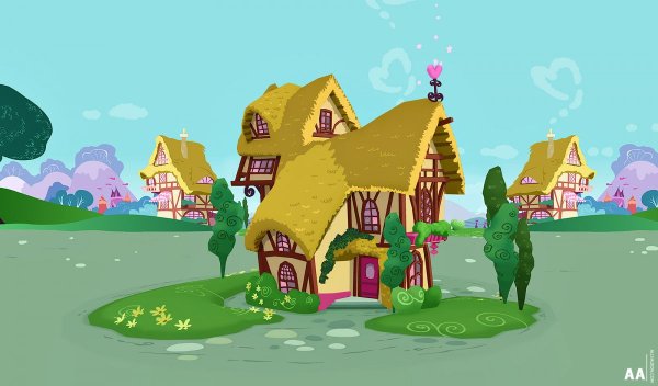 My little Pony Ponyville