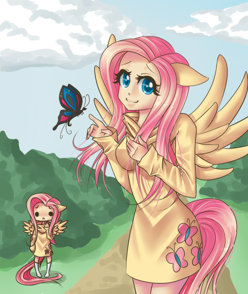 My little Pony хуманизация Флаттершай