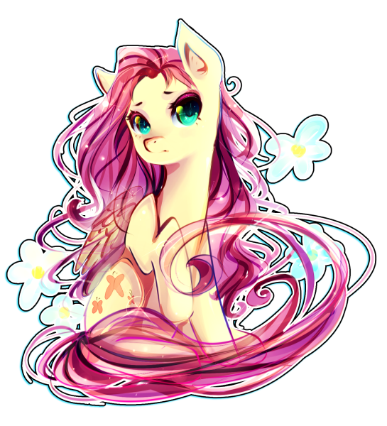 My little Pony аниме Флаттершай