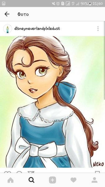 Бель Дисней аниме