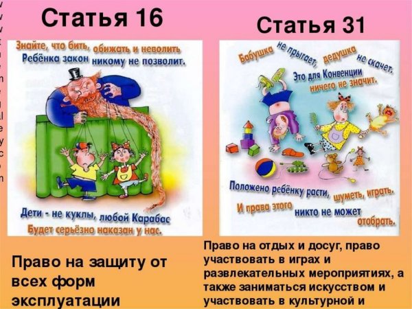 Права и обязанности детей