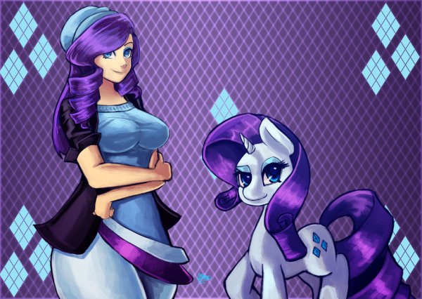 My little Pony хуманизация Рарити