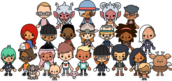 Toca Life World персонажи
