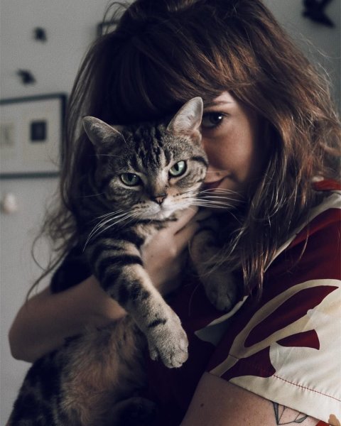 Фотосессия с кошкой