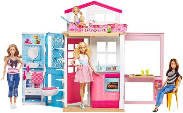 Двухэтажный кукольный домик Барби dvv47 Mattel