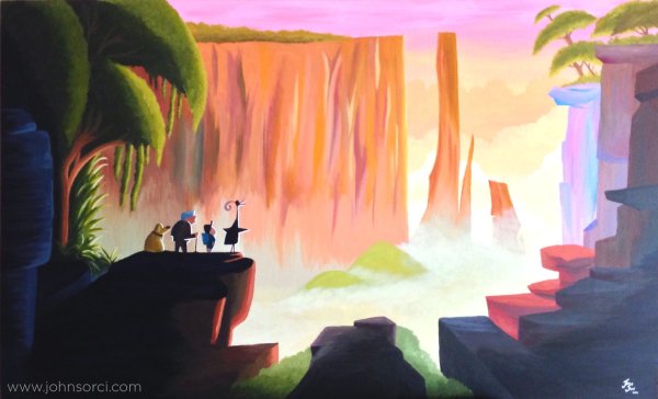 Pixar пейзаж