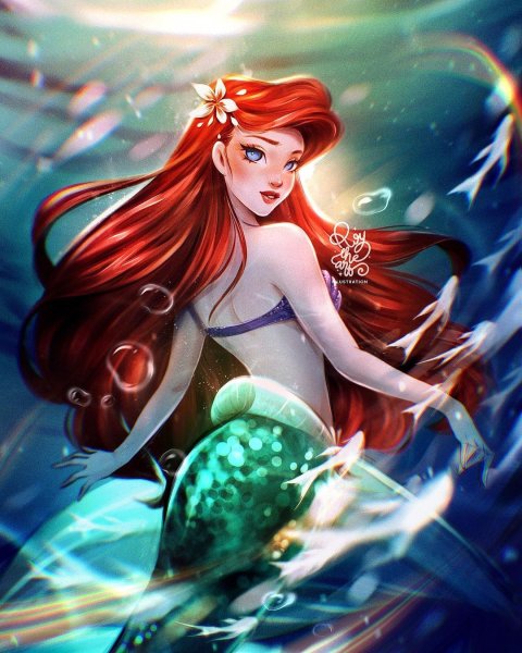 Disney Princess by Roy the Art Instagram