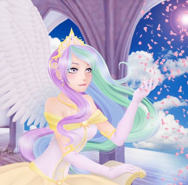 My little Pony Селестия человек